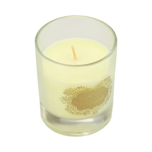 Artikel Doftljus julljus glas klart julljus 7,5cm