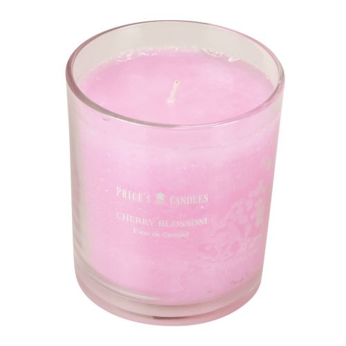 Artikel Doftljus i glas doftljus för körsbärsblom rosa H8cm