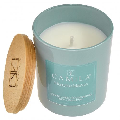 Artikel Doftljus i glas Camila White Musk Ø7,5cm H8cm