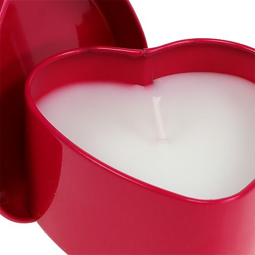 Floristik24 Doftljus hjärta form rosa 7cm x 3,5cm 1 st