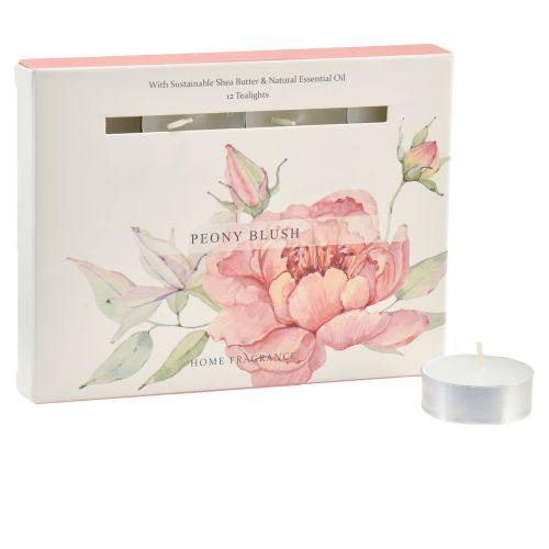 Artikel Doftljus värmeljus pionrosa pionrouge Ø3,5cm 12 st