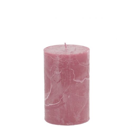 Enfärgade ljus gammalrosa 60x100mm 4 st