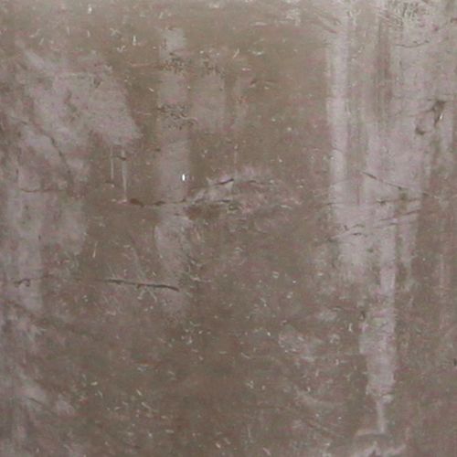 Floristik24 Enfärgade ljus bruna pelarljus 50×100mm 4 st