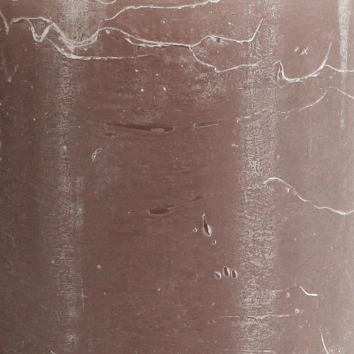 Artikel Enfärgade ljus bruna pelarljus 70×120mm 4 st