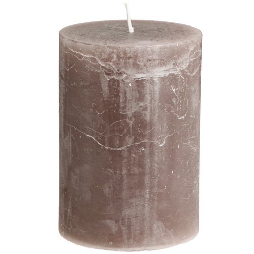 Artikel Enfärgade ljus bruna pelarljus 85×120mm 2 st