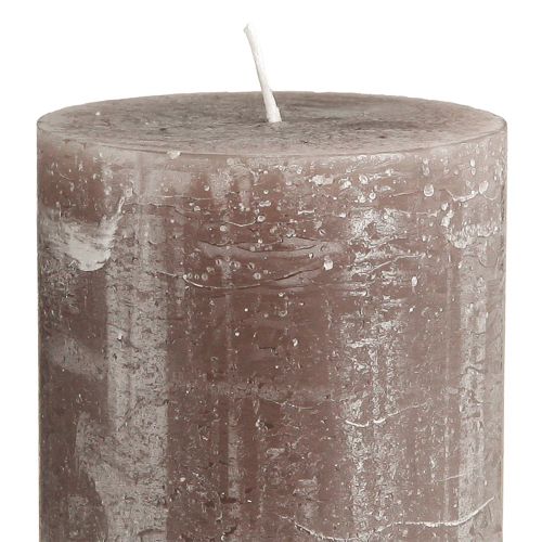 Artikel Enfärgade ljus bruna pelarljus 85x200mm 2 st