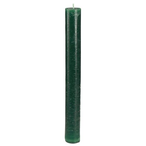 Enfärgade ljus mörkgröna pinnljus 34x300mm 4 st