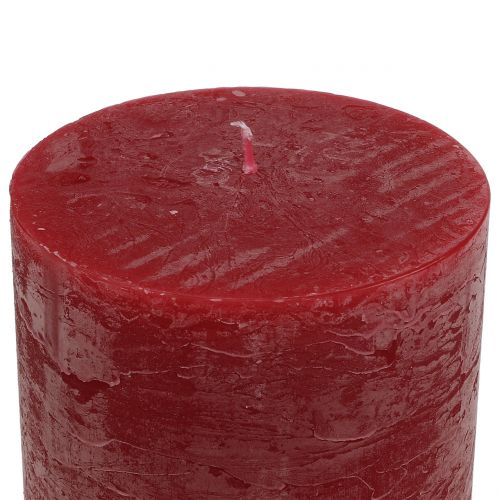 Artikel Enfärgade ljus mörkröda 60x100mm 4 st