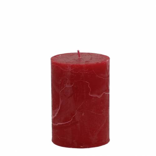 Artikel Enfärgade ljus mörkröd 70x100mm 4 st