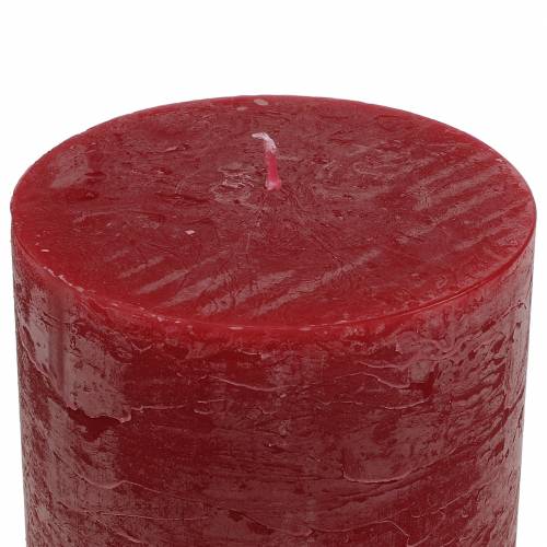 Artikel Enfärgade ljus mörkröd 70x120mm 4 st