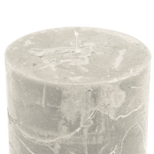 Artikel Enfärgade ljus grå 60x80mm 4st