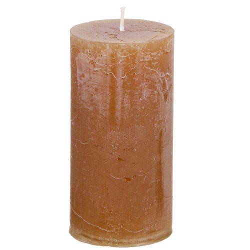 Artikel Enfärgade ljus kola pelarljus 50×100mm 4 st
