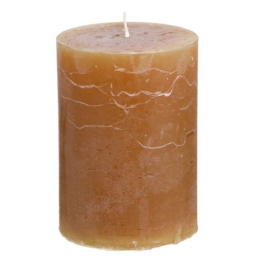 Artikel Enfärgade ljus kola pelarljus 70×100mm 4 st