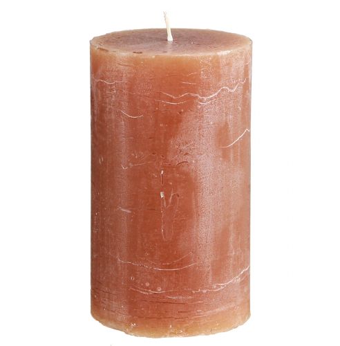 Artikel Enfärgade ljus kola pelarljus 70×120mm 4 st