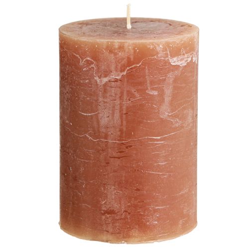 Floristik24 Enfärgade ljus kola pelarljus 85×120mm 2 st