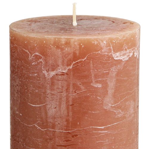 Artikel Enfärgade ljus kola pelarljus 85×120mm 2 st