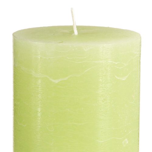 Artikel Enfärgade ljus limegrönt Pelarljus 85×150mm 2 st