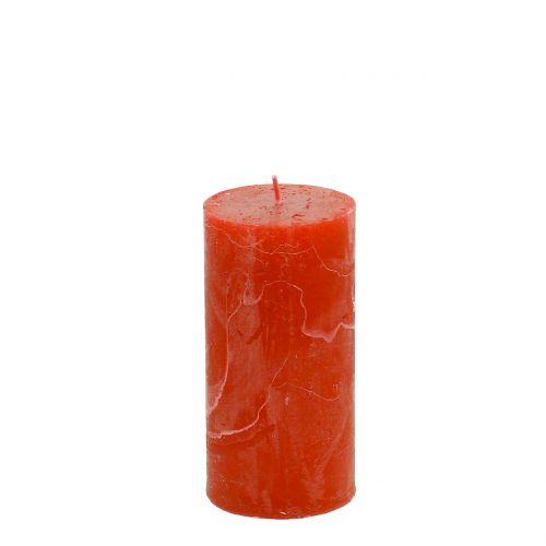 Artikel Enfärgade ljus orange 50x100mm 4st