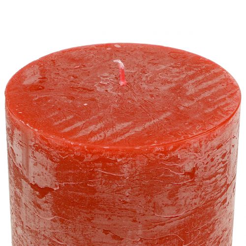Artikel Enfärgade ljus orange 50x100mm 4st