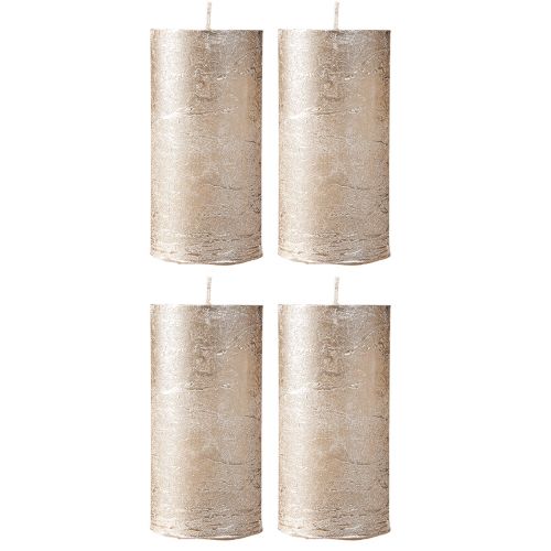 Artikel Enfärgade ljus platina 50x100mm 4 st