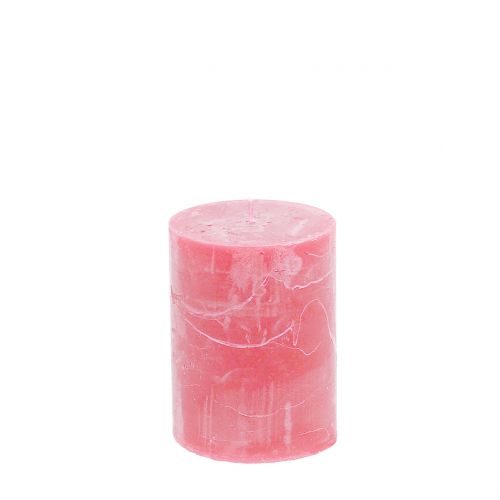 Enfärgade ljus rosa 60x80mm 4st