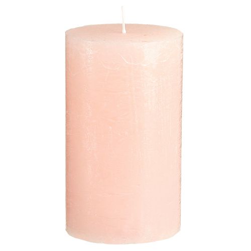 Artikel Enfärgade ljus rosa pelarljus ljusrosa 70×120mm 4 st