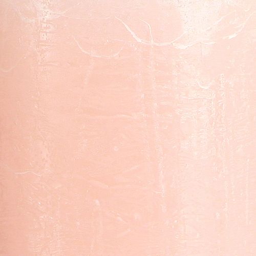 Artikel Enfärgade ljus rosa pelarljus ljusrosa 70×120mm 4 st