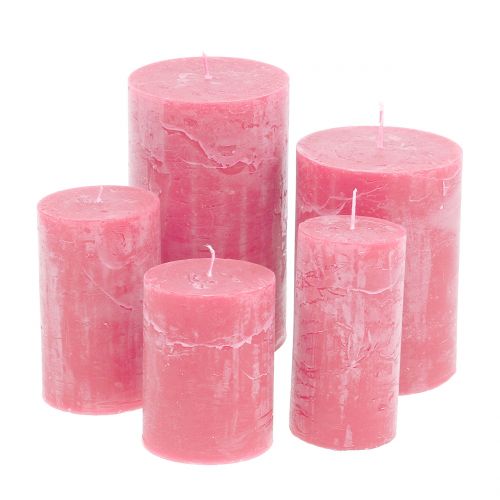 Artikel Enfärgade ljus rosa olika storlekar