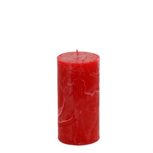 Floristik24 Enfärgade ljus röda 50x100mm 4 st