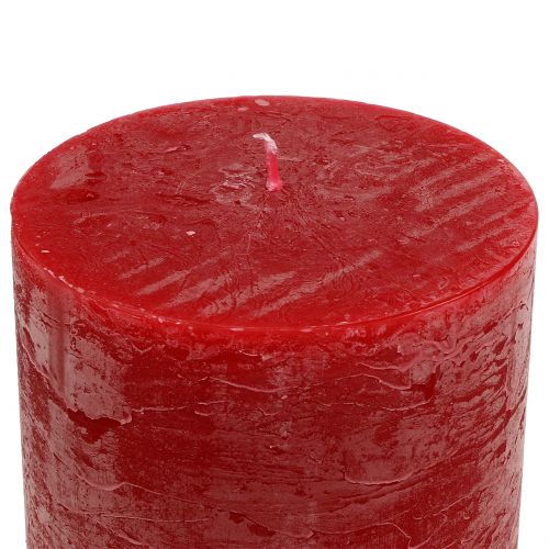 Artikel Enfärgade ljus röda 50x100mm 4 st