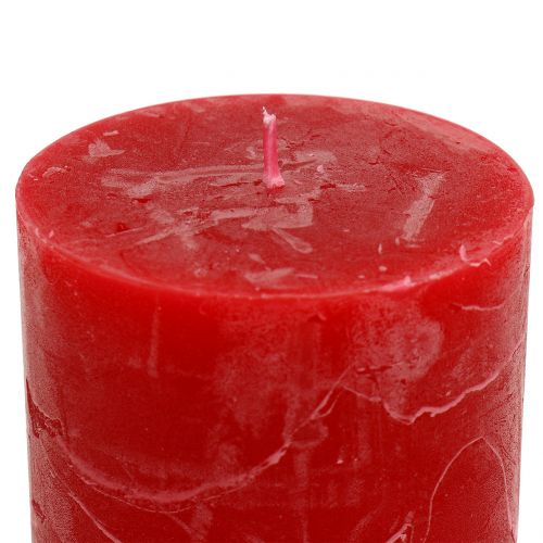 Artikel Enfärgade ljus röda 60x80mm 4st