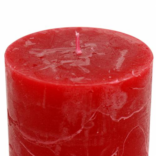 Artikel Enfärgade ljus röda 70x80mm 4 st