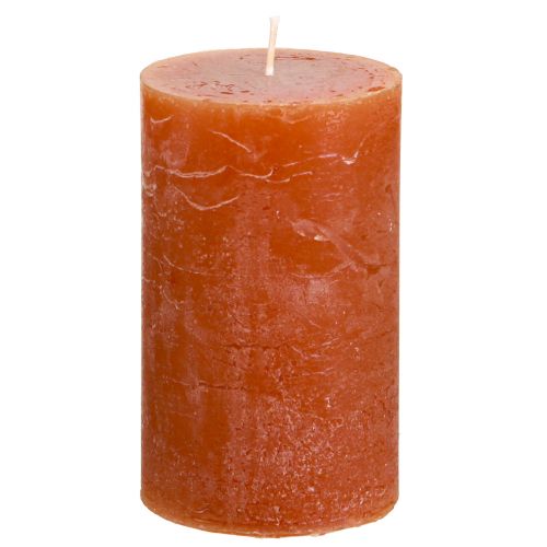Artikel Enfärgade ljus rödbruna pelarljus 60×100mm 4 st
