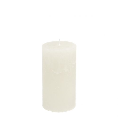 Floristik24 Enfärgade ljus vita 50x100mm 4 st