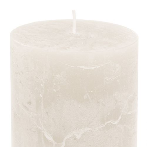Artikel Enfärgade ljus vita 60x100mm 4st