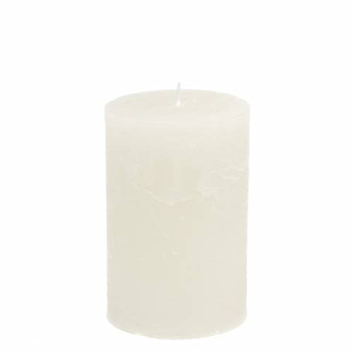 Floristik24 Enfärgade ljus vita 70x120mm 4 st