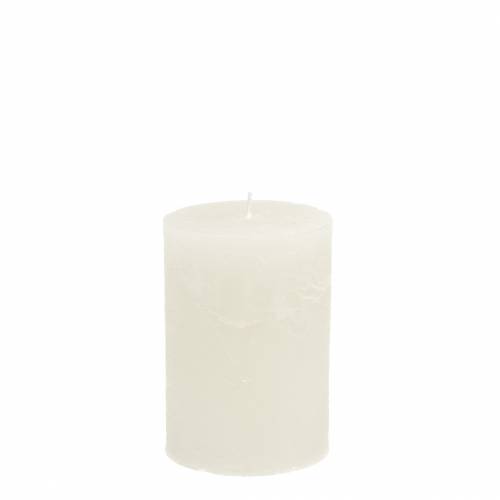 Floristik24 Enfärgade ljus vita 70x80mm 4 st
