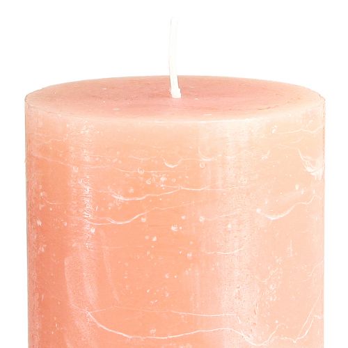 Artikel Enfärgade pelarljus i persika 85x200mm 2 st