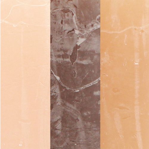 Artikel Enfärgade pelarljus 3 färger brun 60x80mm 12 st