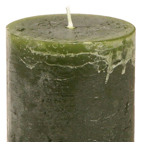 Artikel Enfärgade pelarljus 3 färger grönt 60×100mm 12 st
