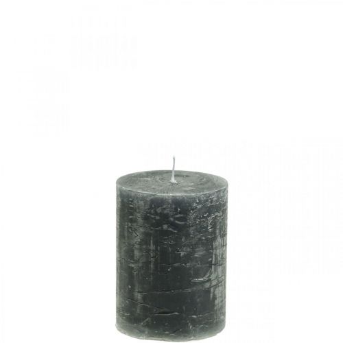 Artikel Enfärgade ljus antracit pelarljus 60×100mm 4 st