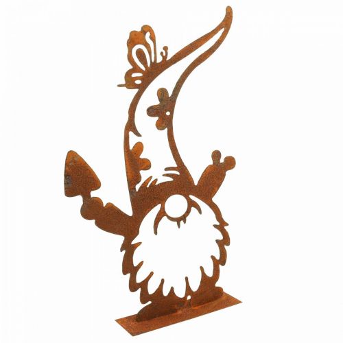 Floristik24 Patina dekorativ gnome metall dekorativt stativ H40cm
