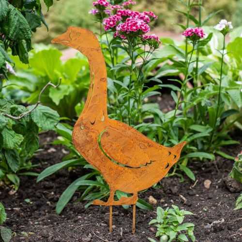 Artikel Patina Garden Stake Goose Retro H42,5cm