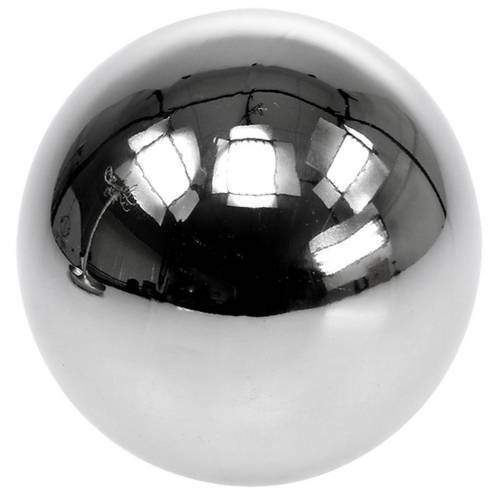 Dekorativ boll rostfritt stål silver Ø10cm 4st