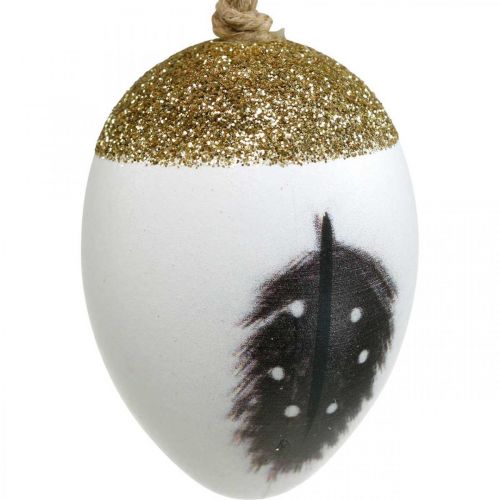 Artikel Ädelägg att hänga, vår, påskägg med vårmotiv, dekorativa ägg i trälåda, påskdekoration 6st