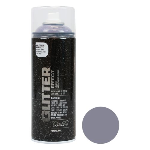 Floristik24 Glitter Spray Lila Montana Effekt Glitter Spray Ametist 400ml