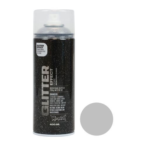 Artikel Glitter Spray Silver Montana Effekt Glitter Spray Sprayfärg 400ml