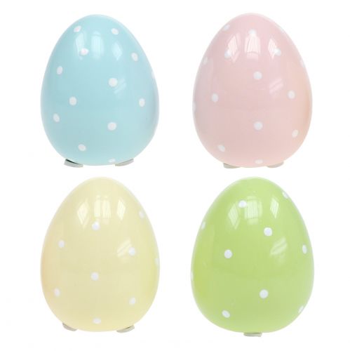 Floristik24 Keramiskt ägg 6,5 cm diverse 4st