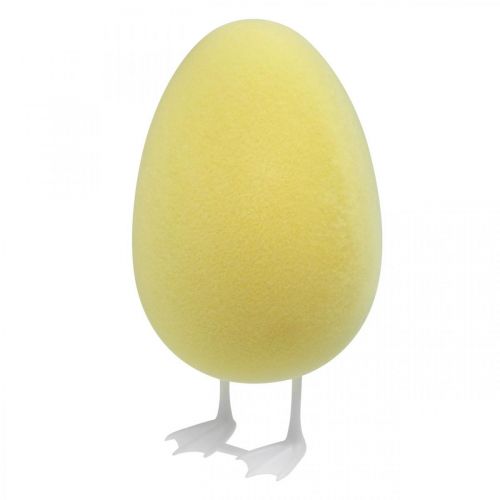 Artikel Dekorativt ägg med ben gul bordsdekoration Påsk dekorativ figurägg H25cm