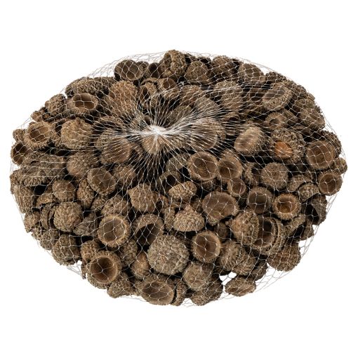 Naturliga ekollonhattar, dekorativa skålar för höst och advent, 2 cm, 300 g | Floristik24.se